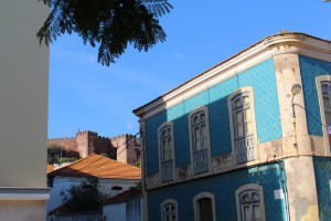 Chateau de Silves vu du bas de la ville