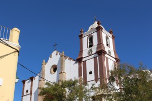 eglise facade silves algarve sud portugal